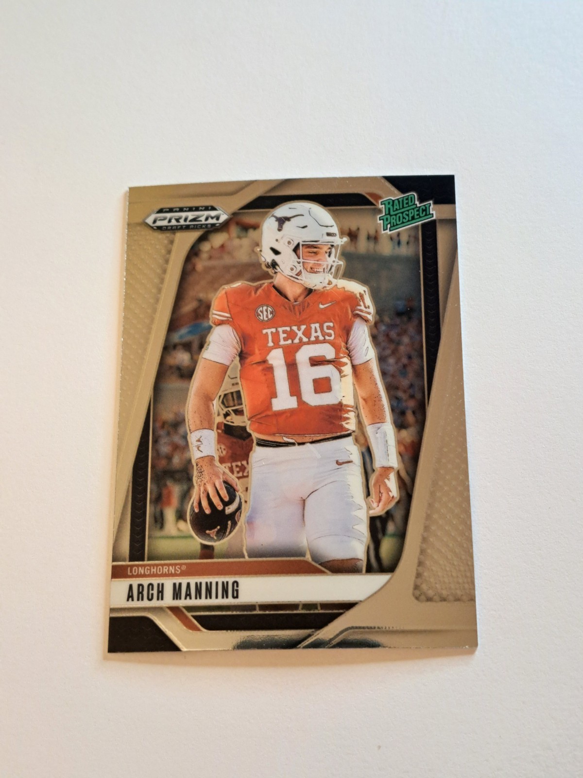 2025 Panini Prizm Draft Picks - Arch Manning #166 Base (RC) Texas Longhorns