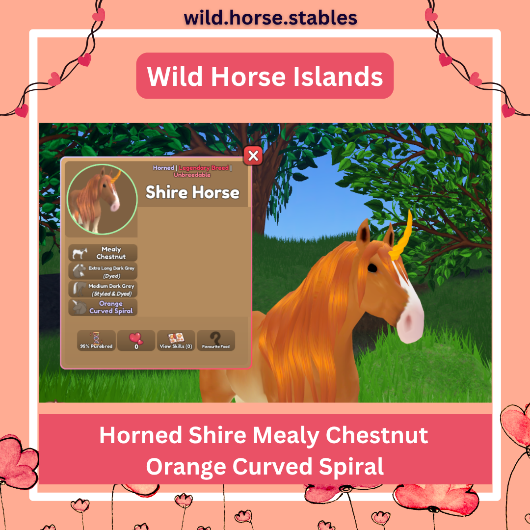 Wild Horse Islands - Horned High Tier Horses (Regular Horns) | eBay