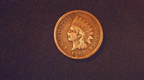 1907 Indian Cent ~ GOOD Condition ~ Combine for shipping..