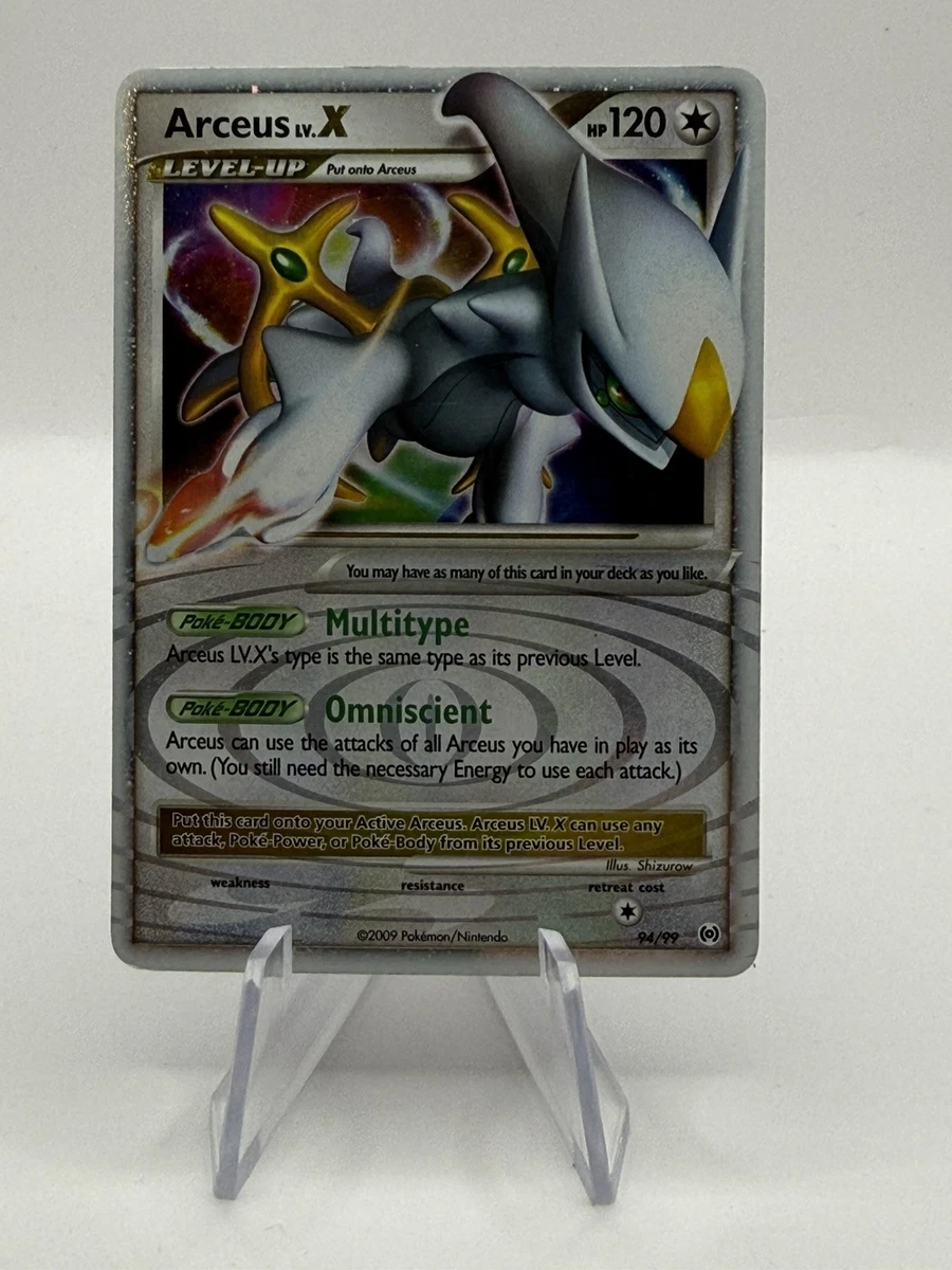 Arceus LV.X Pokémon TCG Cards for sale | eBay