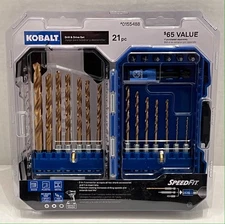 Kobalt #0155488 - 21 pc Titanium Coated Drill & Drive Set - NEW