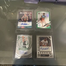 Lot Of 4 2019-2023 NBA Autographed Cards.