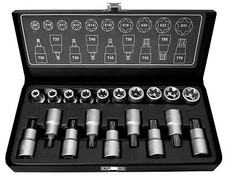 Torxsatz Torxnüsse Torxkasten Innentorx Außentorx Torxnuß Torxeinsätze CRV Stahl