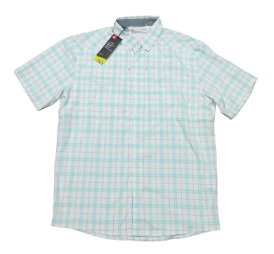 Under Armour Men's White Multi Plaid UA Tide Chaser 2.0 Button Front Shirt