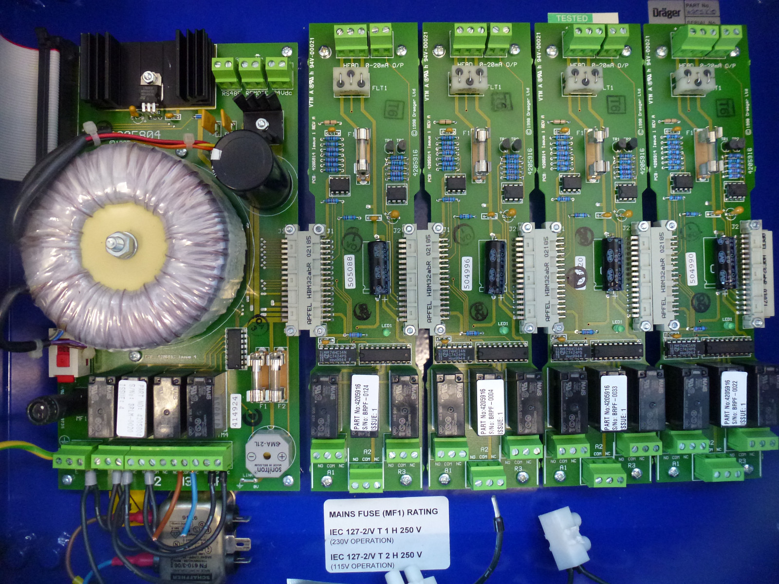 Dräger Quadgard Gas Detection System Auswerte And Control Unit eBay