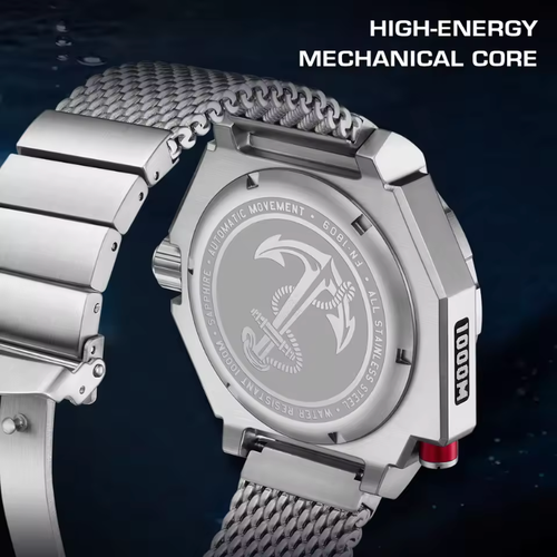 FeelNever Automatic Mechanical Watch for Men Stainless Steel Waterproof Watch - Picture 5 of 8
