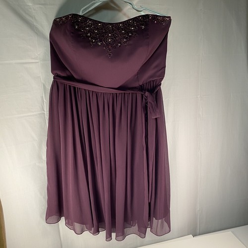 Davids Bridal Bridesmaid Strapless Size 