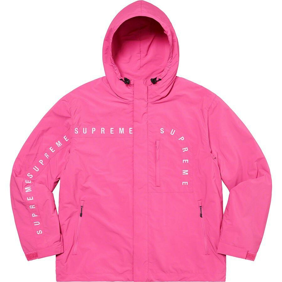 Supreme Curve Logos Ripstop Jacket Pink Large Brand New Supreme Curve Logos Ripstop Jacket Pink Large Brand New