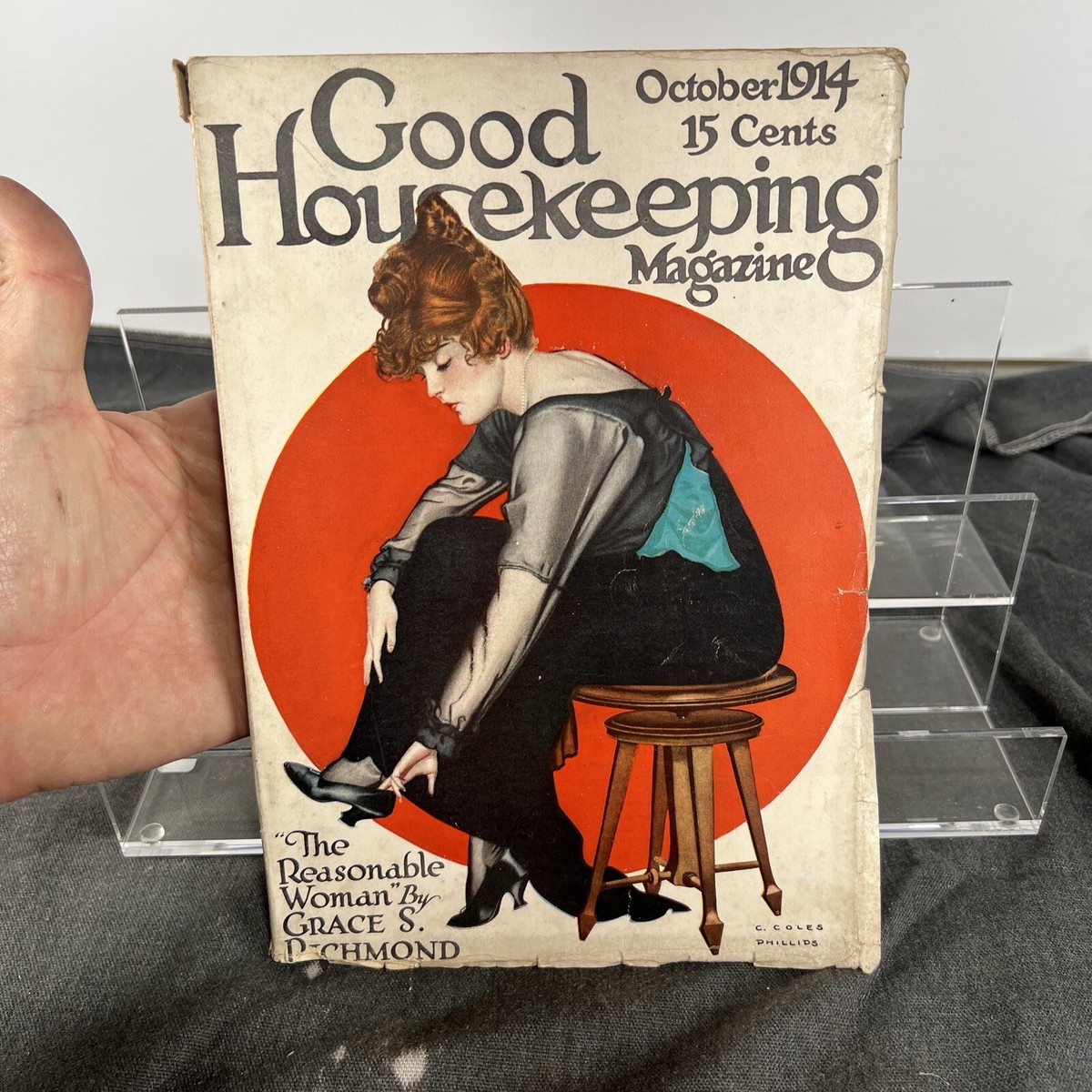 October 1914 Good Housekeeping Magazine Art Deco - C. Coles