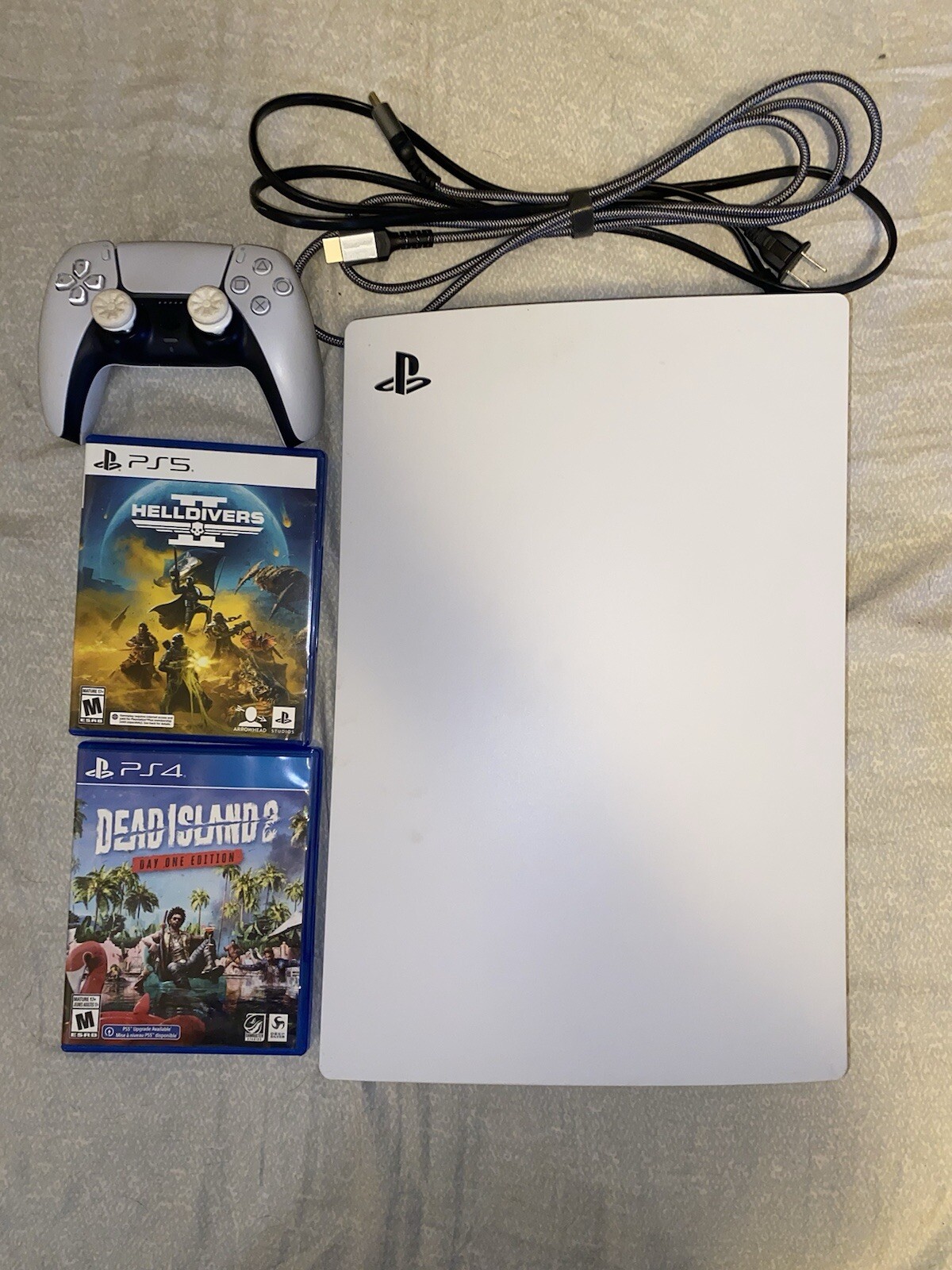 PS5 Disc Edition with Controller and 2 Exclusive Games Included-image