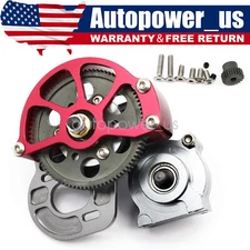 Metal Transmission ASSEMBLED Gearbox with Gear For RC SCX10 1:10 Crawler Axial