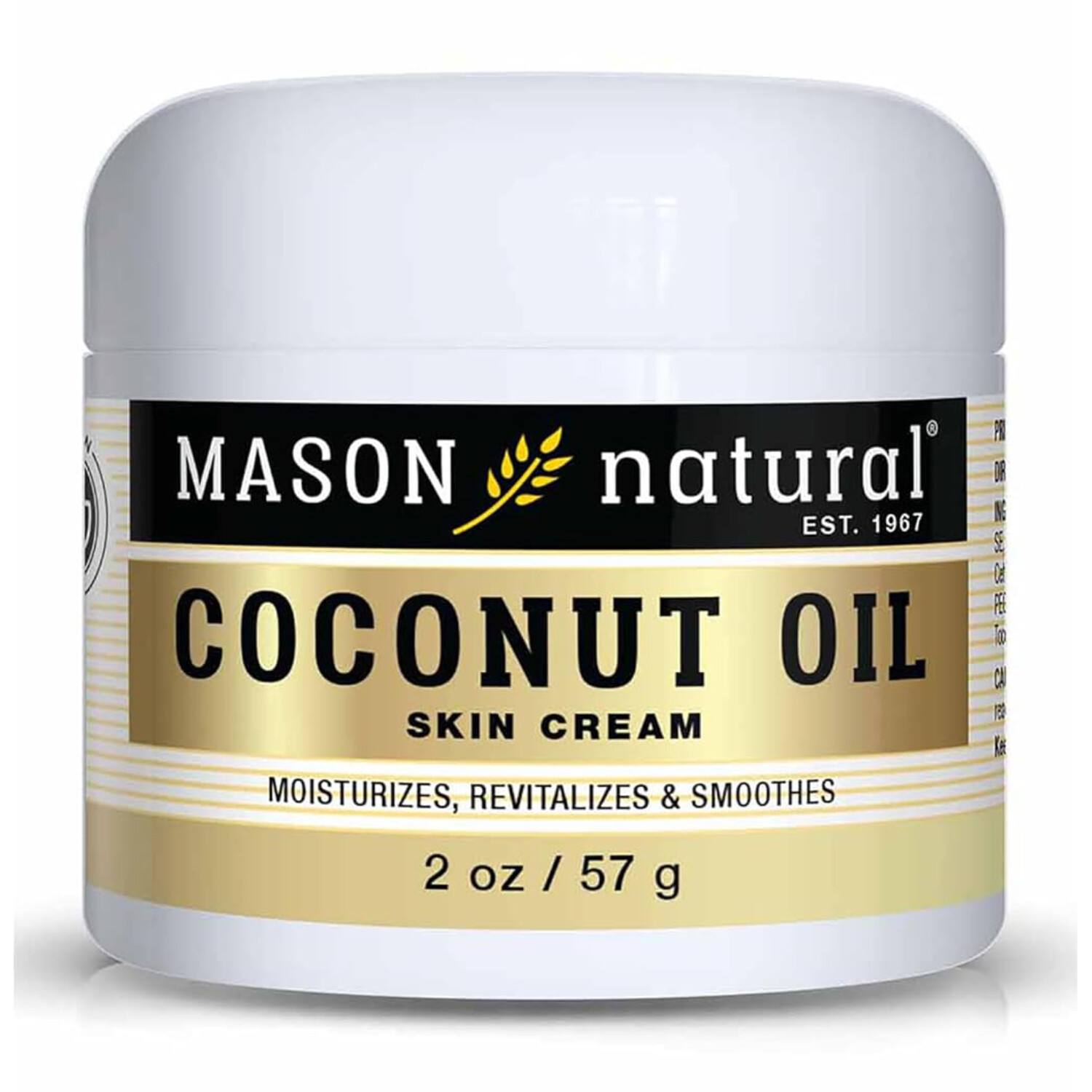 Crema Hidratante Con Aceite De Coco 2 Oz Para La Piel El Cuerpo Cara Corporal