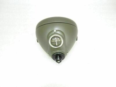For BSA TRIUMPH ROYAL ENFIELD LUCAS TYPE 6 1/2'' GREEN PAINTED HEADLIGHT