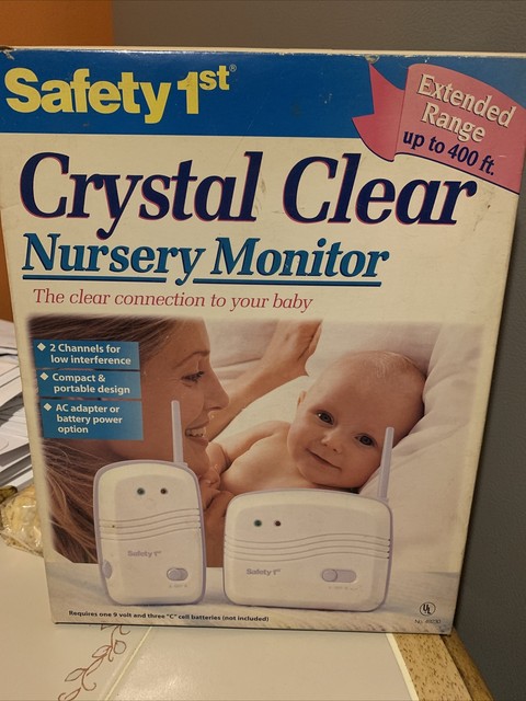 safety 1st crystal clear baby monitor