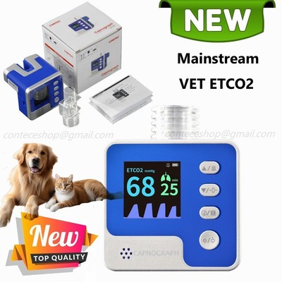 CA10M-VET Mainstream ETCO2 Capnograph End tidal CO2 Monitor Respiratory ICU
