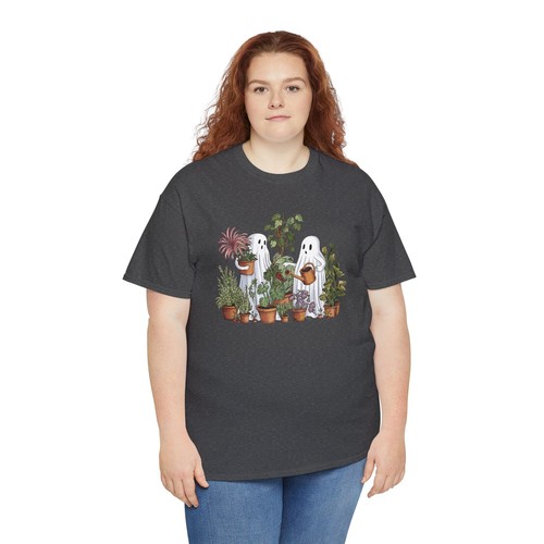Gardening Cute Ghosts T-shirt - Gardener Lovers Plants Novelty Halloween Tee - Picture 14 of 63