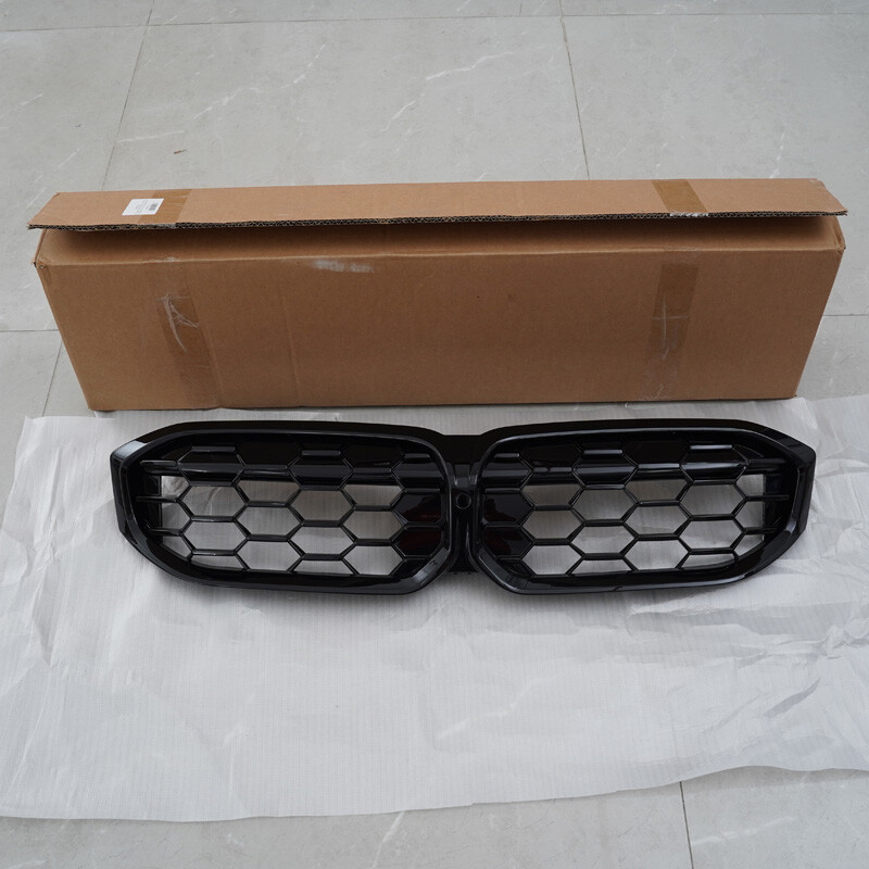 Gloss Black Front Kidney Grille W/ camera hole For BMW G20 LCI