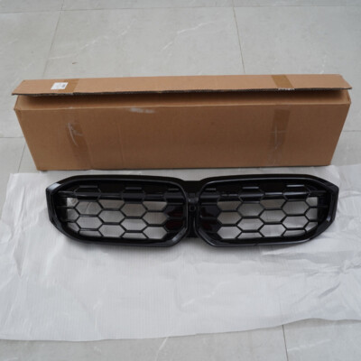 Gloss Black Front Kidney Grille W/ camera hole For BMW G20 LCI
