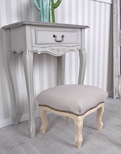 Fußschemel Barock Fusshocker Sitzhocker Antik Hocker Landhausstil Fussbänkchen - Bild 4 von 4