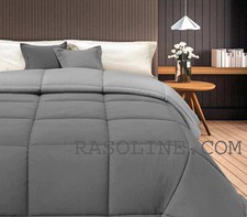 Morbidissimi Trapunta Piumone Campiglio In Velluto - Una Piazza E Mezza, Colore Bronzo, Imbottitura 350 Gr/mq Calda E Morbida