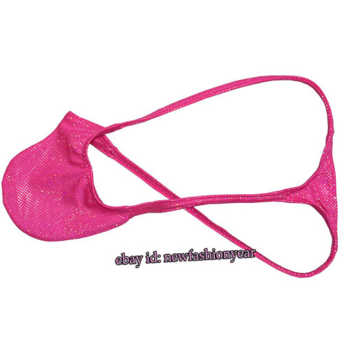 Ropa interior de bikini brillante para hombre bolsa calzoncillos potenciadores tiro bajo tanga calzoncillos - Imagen 10 de 38