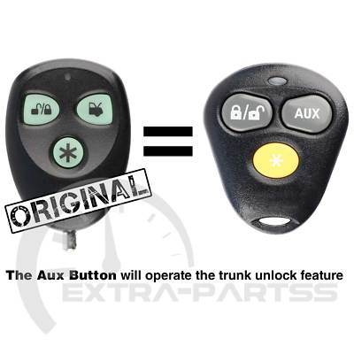 New Replacement Avital 3 Btn Green Keyless Remote Car Key Fob For EZSDEI476V