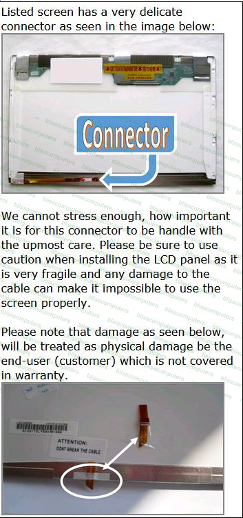LG PHILIPS LP141WX5(TL)(C1) LAPTOP LED LCD Screen LP141WX5-TLC1 14.1" WXGA - Image 4 of 4