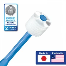 Brilliant Round Head 360° Toothbrush Soft 10000 Microfiber Bristles for Adults