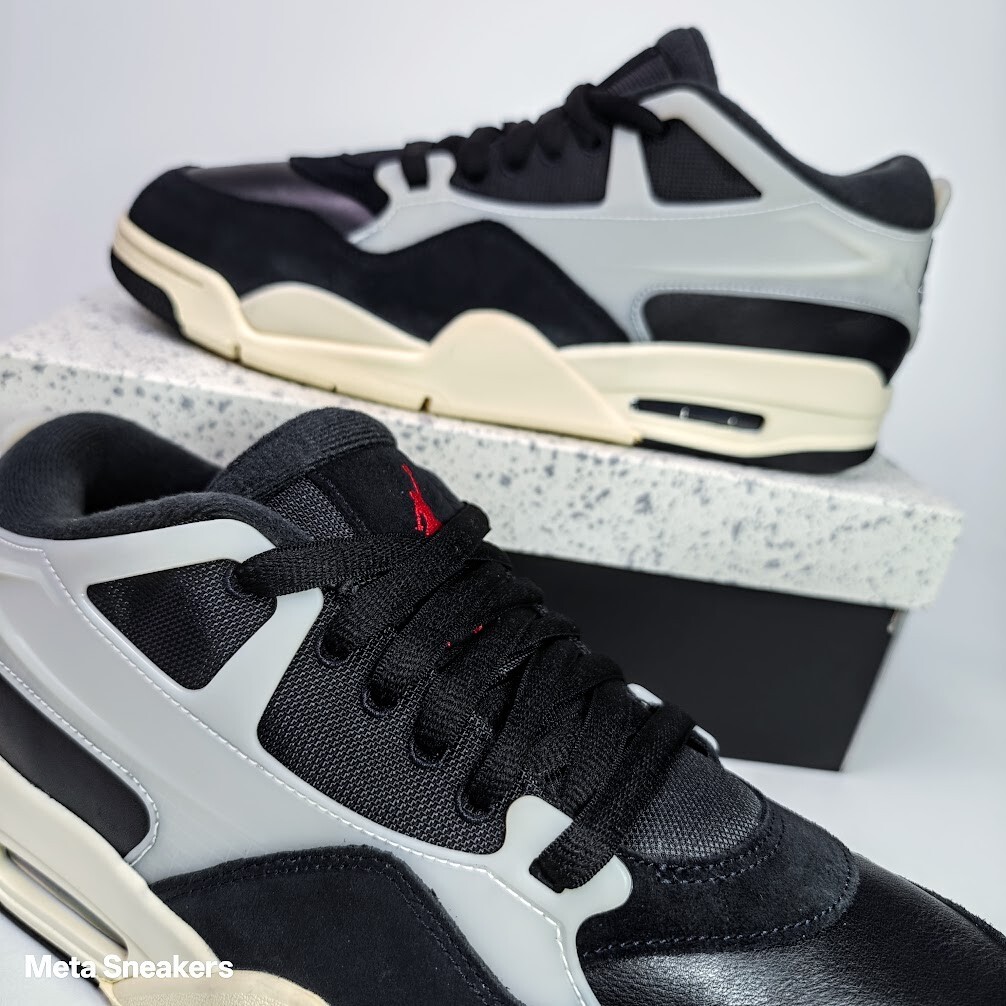 Size 14 - Air Jordan 4 RM Black Sail for sale online | eBay