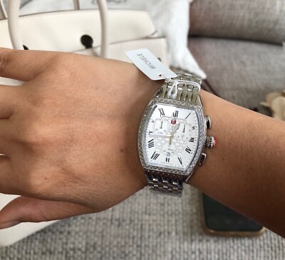 New Michele Diamond Releve Mww19a000001 Silver Bracelet  display picture 2