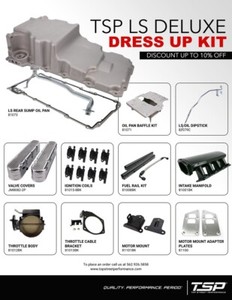 ls retro dress up kit Holley GM Licensed Vintage Engine Dress Up Kit - 2 Piece LS Valve Covers - Bowtie Finned Air Cleaner