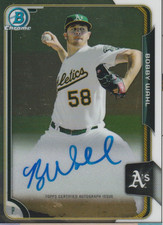 Bobby Wahl 2015 Topps Bowman Chrome RC rookie autograph auto card BCAP-BW