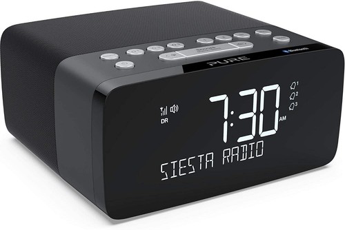 Pure Siesta Charge DAB+/DAB/FM BT Digital Radio & Wireless Charging Graphite A - Picture 11 of 11