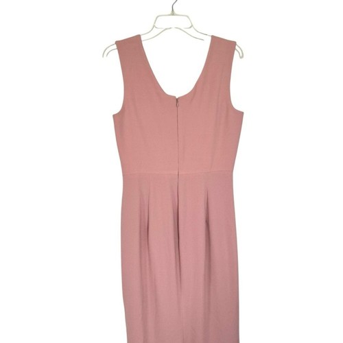 Maxi Vestido Dress the Population Sandra Rosa Rubor Cuello en V Talla M - Imagen 7 de 11