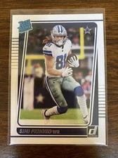 Simi Fehoko 2021 Panini Donruss Rated Rookie #292 Dallas Cowboys RC