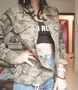 رسم تأديبي التخفيف giacca jeans militare donna - kyaikhtiyoecablecar.com