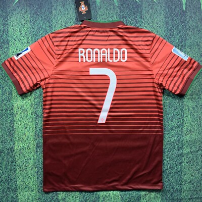 Cristiano Ronaldo Portugal Retro Jersey 2014 World Cup
