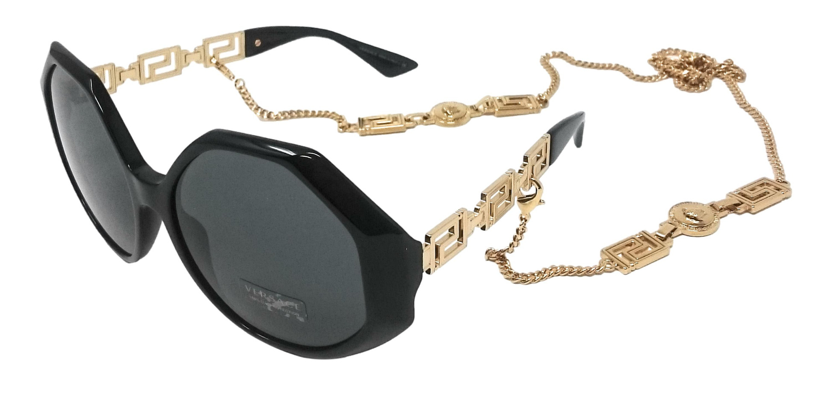 WOMENS VERSACE VE 4395 5345/87 SUNGLASSES WITH REMOVABLE CHAIN