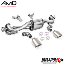 Milltek 718 Cayman GT4 Exhaust Titanium Tips SSXPO159 Manual Models Only