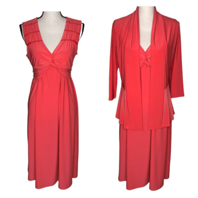 empire waist dress with jacket Empire Waist A-Line Midi Dress – Shuggie & Co main image 0