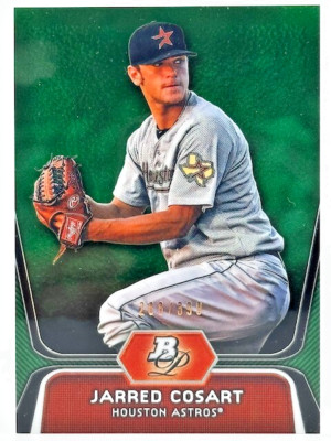 2012 Bowman Platinum - Prospects Jarred Cosart #BPP81 Green Refractor /399
