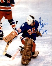 Jim Craig Signed 8x10 Photo Team USA Miracle On Ice 1980 Gold Medal #2