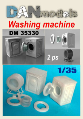 Dan Models 35330 Washing machine 2 kits. 3d printed kit 1/35 Scale model kit