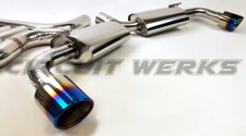Volkswagen Golf Gti Mk8 Catback Polished Exhaust System Vw 2022-2027 Burnt Tips Volkswagen Golf Gti Mk8 Catback Polished Exhaust System Vw 2022-2027 Burnt Tips