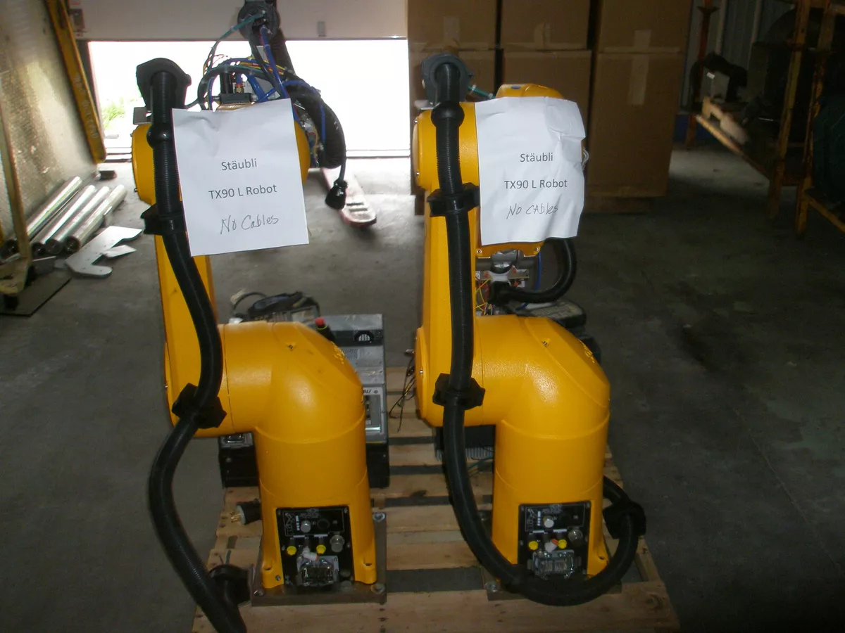 STAUBLI CS8C TX90L ROBOT ARM AND CS8C CONTROLLER SALE IS FOR 1 ARM CONTROLLER