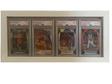 PSA Graded Trading Card Display Case - White With Gray