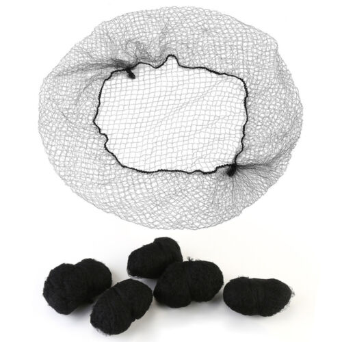 dark brown hair nets for buns hair accessories for women 100x Black Invisible - Picture 5 of 15