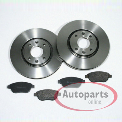 Bremsscheiben Bremsen Klötze Bremsbeläge für hinten die Hinterachse Citroen C3