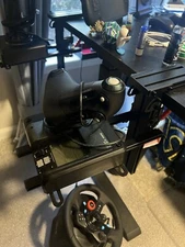 Logitech x52 Pro Flight stick and Throttle w/ desk mounts