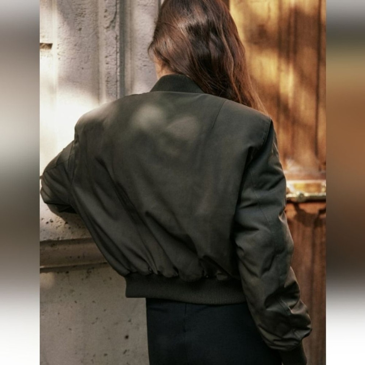 ★ZARA★ ZW COLLECTION CROPPED JACKET Zara ZW COLLECTION CROPPED JACKET | Square One